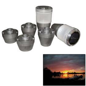 96-258-f Dock Edge Postlite Solar Led Post Light 2pk