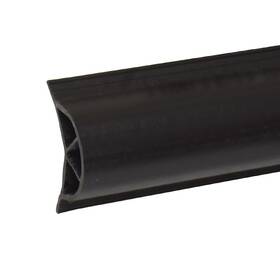 De1020bf Dock Edge Boat Piling Bumper 6 Foot Black Pvc