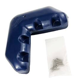 De1057nf Dock Edge Corner Bumper 1 Pc/pk Navy Blue