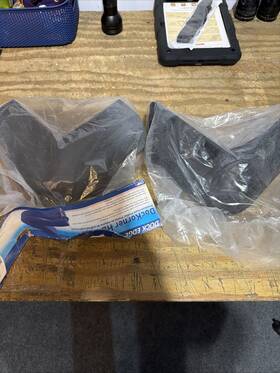 Dock Edge De1157g Nib Outside Dockorner Hd 8-3/8 Inch Black