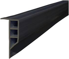 De1163f Dock Edge Full Face Pvc Profile Guard 16 Ft Black