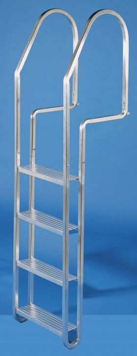 De2004f Dock Edge 4 Inch Aluminum Quick Release Ladder