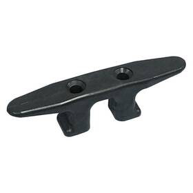 De2306f Dock Edge - 6 Inch L Black Hdpe Open Base Cleat