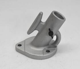 De3000f Dock Edge Mooring Whip Base T Knob Gray Hole 1.25 Inch Sb2 Stainless Steel