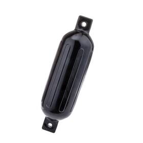 De79166f Dock Edge Vinyl Boat Fender Ribbed Twin Eye 4.5 Inch X 16 Black Dockside New