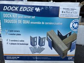 De85215f Dock Edge Floating Inside Joist Corner Kit New