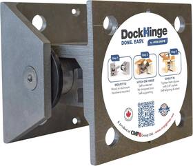 De85329f Dock Edge Hinge System Aluminum 1/2 Inch