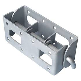 De91112f Dock Edge Heavy Duty Galvanized Connector Hinge - 1/4 Inch 9/16 Punch