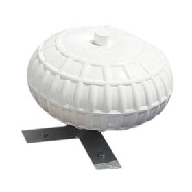 Dock Edge De95072f 95-072-f Wheel Corner Mount 12 Inch Dia. White 1/case