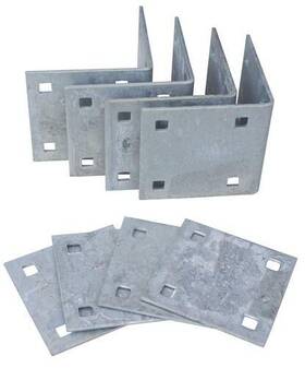 Mo85-210-f Dock Edge Heavy Duty Hot Dipped Galvanized Steel Floating Frame Fastener Corner Kit