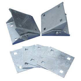 Mo85-220-f Dock Edge Heavy Duty Hot Dipped Galvanized Steel Stationary Frame Connector Kit