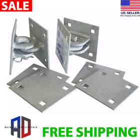 85-205-f Dock Frame Connector Kit Hinge Set Steel Heavy Duty Hot Dip Galvanized Floating