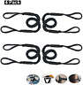Dockline470cm-black4ea Bling Pack Of Bungee Dock Lines For Boat 691195733226