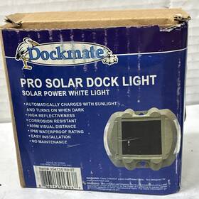 Dockmate 354735 Lot Of 2 Pro Solar Dock Light