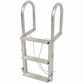 3llwds-dm Dockmate Boat Dock Lift Pier Ladder 3-step Aluminum
