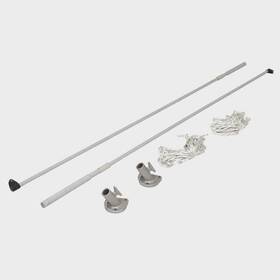 De3200o Dockmate Boat Mooring Whips 8 Foot Deluxe 2 500lb Kit