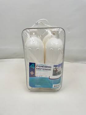 De78201o Dockmate White 5.5 Inch X 20 Fender Package 4 Pack Marine Boat