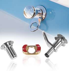 Drqp11511251 Dr-auto 3/8ftft Stainless Steel Quick Release Boat Fender Holder Mount Brackets Hanger Kit