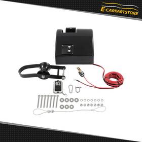 Ec135243p03 E-carpartstore W/anchor Roller And Remote Control Boat Marine Electric Anchor Winch