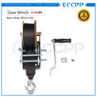 E11656901cp Eccpp Hand Winch Crank Gear Polyester Strap Atv Trailer Heavy
