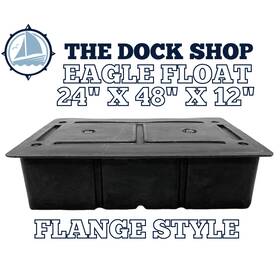 Ef2412f Eagle Floats Flange Style 24 Inch X48 X12 Float Dock - Foam Filled- 15 Year Warranty