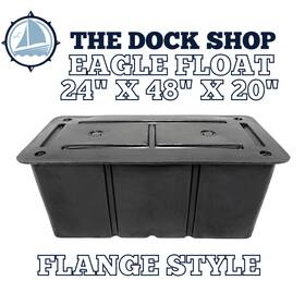 Ef2420f Eagle Floats Flange Style 24 Inch X48 X20 Float Dock - Foam Filled- 15 Year Warranty