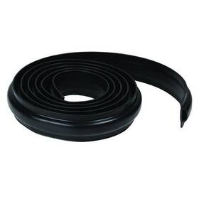 Mo5011b-16-3 Easyflex 16ft Black Marine Grade Flexible Pvc D Shaped Dock Edging Vertical Horizontal
