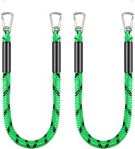 Bun6f Easylife-home 2 Pcs Marine Bungee Dock Line Boat Mooring Rope Anchor Cord Stretch 4ft
