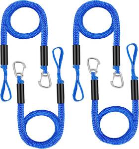 Docklines45-a87 Easylife-home 4 Pack Marine Bungee Dock Line Boat Mooring Rope Anchor Cord Stretch Us