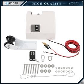 Ecc13524701pp Eccpp White Boat Electric Anchor Winch 25lbs With Remote Wireless Control