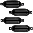 Ele-s01-1061-1 Segawe Black Boat Fenders Vinyl Ribbed Bumper Dock 702458230700