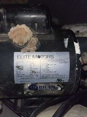 93008 Elite Motors 1 Hp Direct Drive Boat Lift Motor