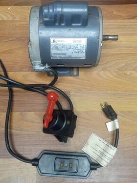 C63gtn-4710 Emerson Boat Lift Hoist Motor 3/4 Hp 1725 Rpm Model Includes Switch