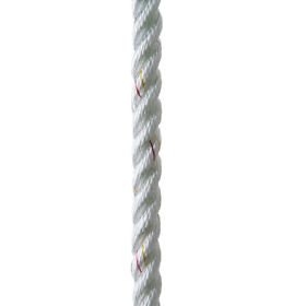 C6050-16-00015 England Ropes 1/2inch X 15foot Premium Nylon 3 Strand Dock Line White