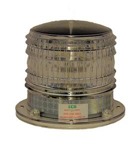 Esafety Lights Llc S8lfm 2nm Clear Ip67 Solar Led Flashing Marine Dock Barge Safety Beacon Light