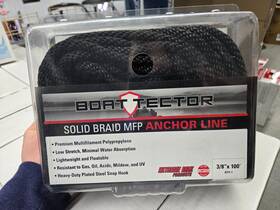 3003.2036 Extreme Max 3/8 Inch X 100ft Solid Braid Mfp Anchor Line - Black