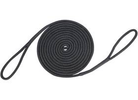 3006.2394 Extreme Max Boattector Nylon Dock Line For Mooring Buoys 5/8 Inch X40ft Blk