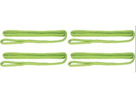 Extreme Max 3006.3405 Boattector Dbl Braid Nylon Fender Line 4-pack 3/8x6ft Green