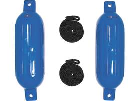 Extreme Max 3006.7378 Boattector Inflatable Fender Value 2-pack 4.5 Inch X 16 Blue