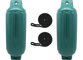 3006.7572 Extreme Max Boattector Inflatable Fender 2-pack 8.5 Inch X27 Forest Green