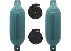 3006.7578 Extreme Max Boattector Inflatable Fender Value 2-pack 4.5 Inch X 16 Teal