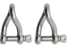 Extreme Max 3006.8222 Boattector Stainless Steel Twist Shackle - 1/2 Inch