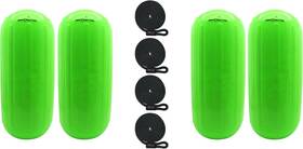 3006.8524.4 Extreme Max Boattector Htm Inflatable Fender 4pk 10 Inch X 27 Neon