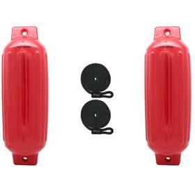3006.8538.2 Extreme Max Boattector Inflatable Fender Value 2-pack 10 Inch X 30 Red