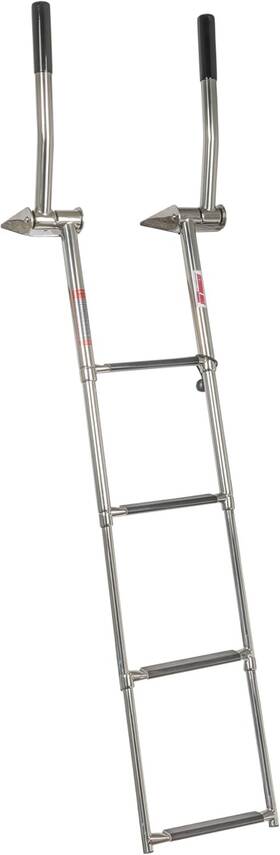 3006.8809 Extreme Max Top-mount Telescoping Pontoon Dock Swim Raft Ladder 4-step