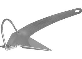 3006.9291 Extreme Max Hd Galvanized Self-righting Shovel Anchor With Roll Bar 33 Lb