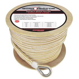 3006.2285 Extreme Max 814166020297 Boattector Premium Double Braid Nylon Anchor Line Thimble