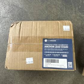 4494 Five Oceans Boat Anchor Lead Chain With Shackles 3/8 Inch X 6 Ss Nib