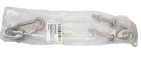 B08nd2fwtf Five Oceans 12 Inch Anchor Safety Strap Heavy Duty 7x19 Pvc Coated W Carabiner