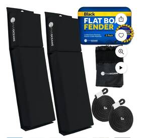 F04615 Five Oceans Contour Flat Boat Fender Fenders Bumpers For Docking